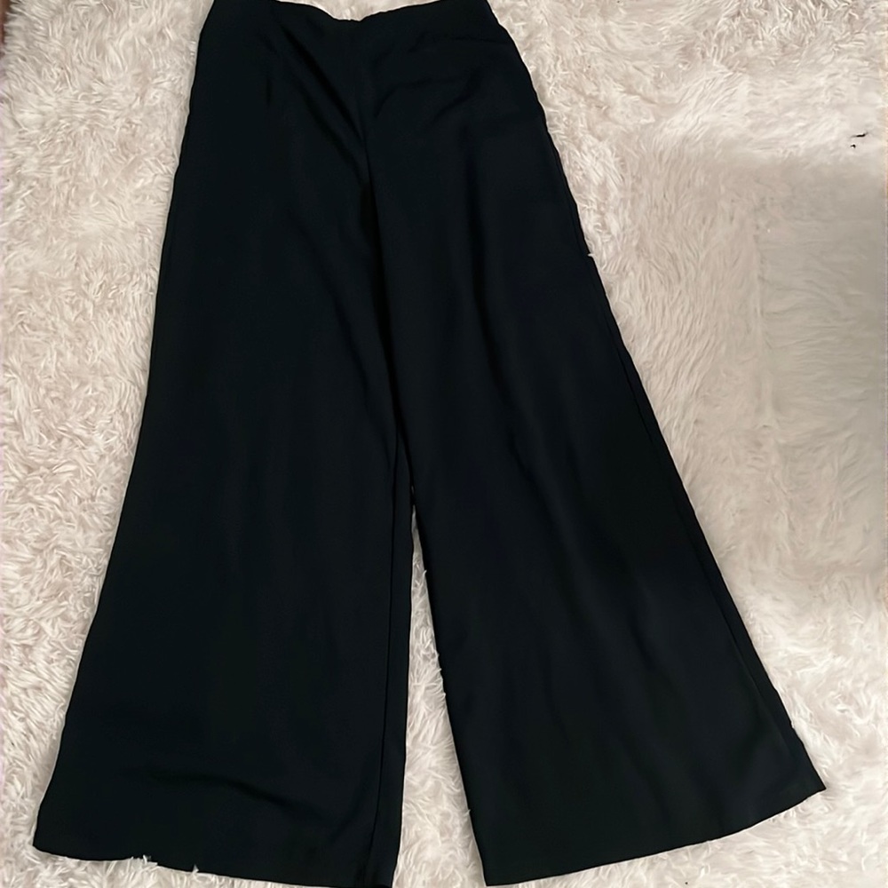 Forever21 Dark green palazzo pants